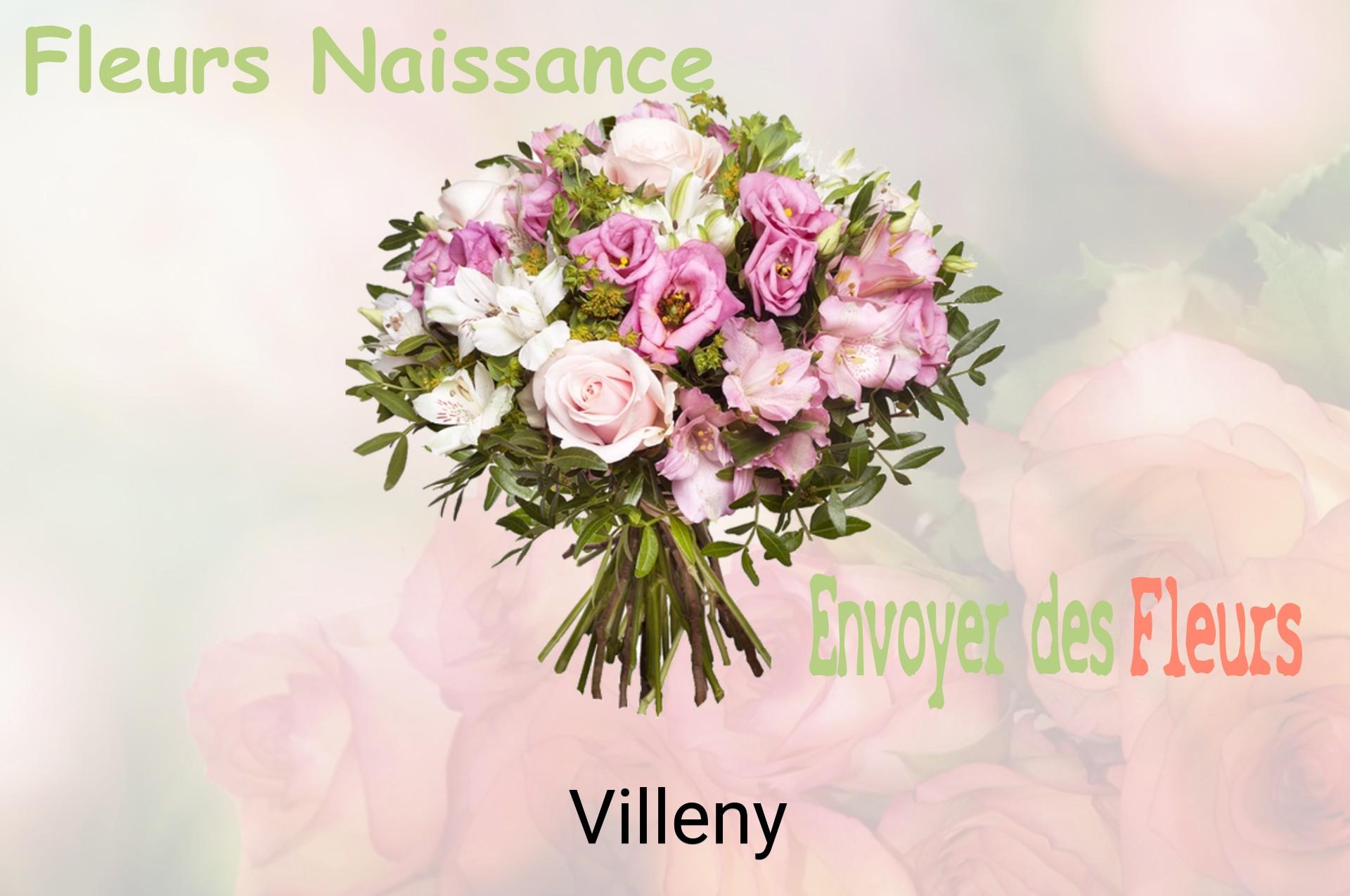 Bouquet de fleurs de naissance livré à Villeny
