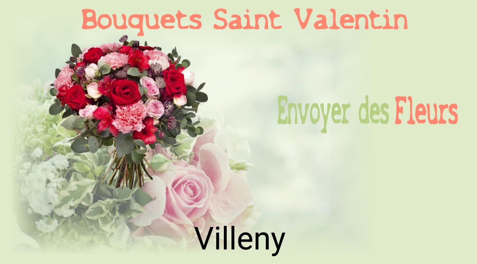 Roses de Saint-Valentin livrées à Villeny